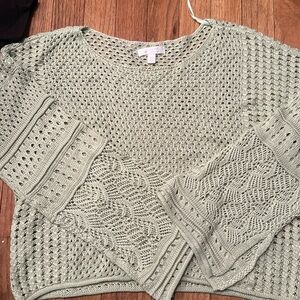 Lauren Conrad Pointelle pullover